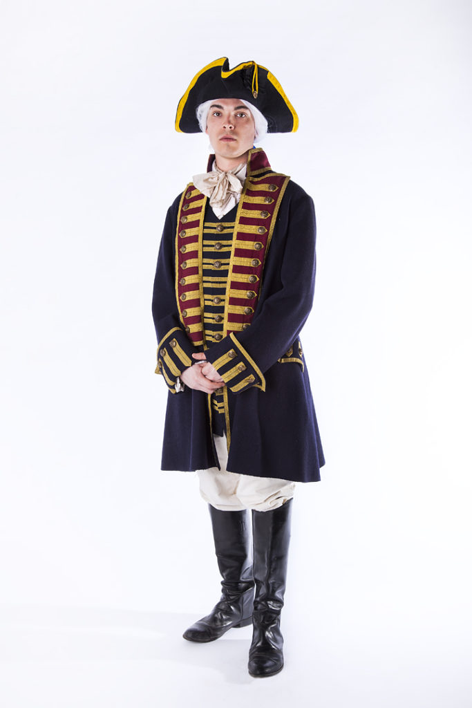British Naval Officer, Historical Thunder Thighs Costumes Ltd.